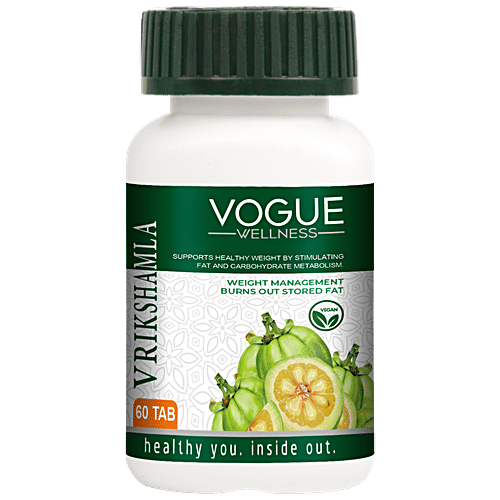 Vogue Wellness Vrikshamla Tablet - For Weight Management, Improves Metabolism, 60 pcs  