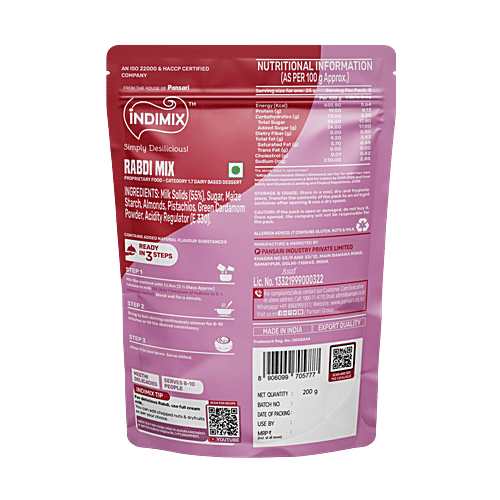 Indimix Rabdi Mix - Ready To Cook, 200 g