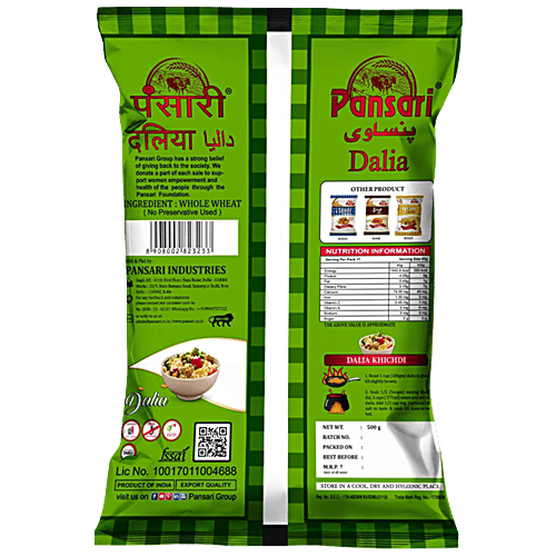 Buy PANSARI Dalia Rich In Protein & Vitamins Online at Best Price of Rs 62 bigbasket