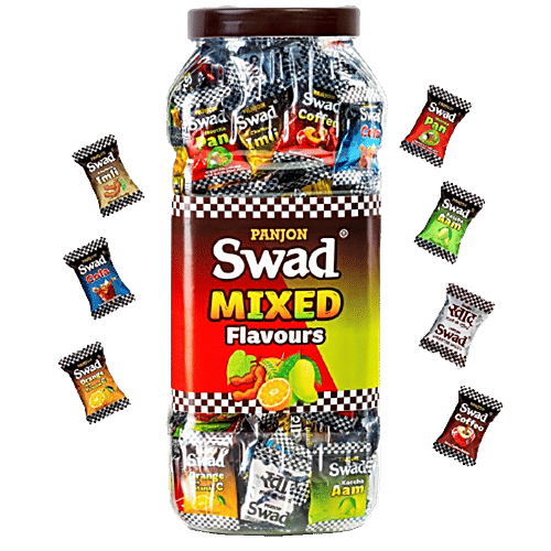 Buy Swad Mix Fruit Assorted Candy Kaccha Aam, Imli, Orange, Coffee