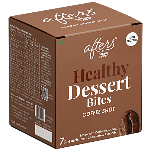 Buy Happy Jars Coffee Shot Bites Healthy Dessert, Made With Nuts