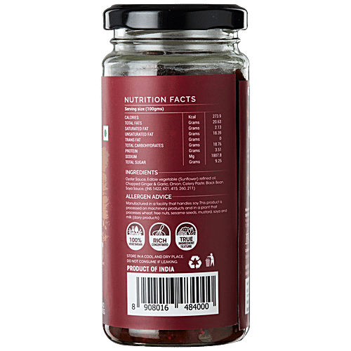 White Light  Black Bean Sauce - Authentic, Premium, Hand-Churned, For Cooking, Dips, Spread, 250 g  