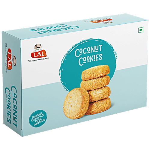 Buy Lal Coconut Cookies TeaTime Snack, No Maida Online at Best Price