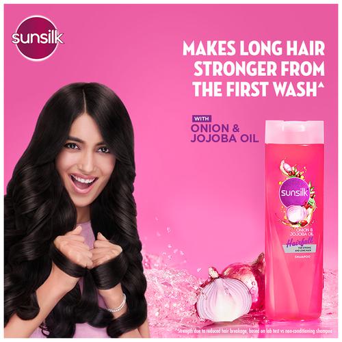 Buy Sunsilk Hairfall Shampoo - With Onion & Jojoba Oil, For Strong & Long  Hair Online at Best Price of Rs 155 - bigbasket