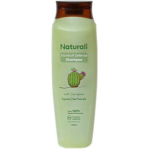Naturali Dandruff Defence Shampoo - Moisturises, Scalp & Hair, 200 ml  