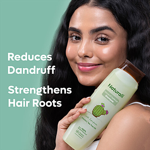 Naturali Dandruff Defence Shampoo - Moisturises, Scalp & Hair, 340 ml  