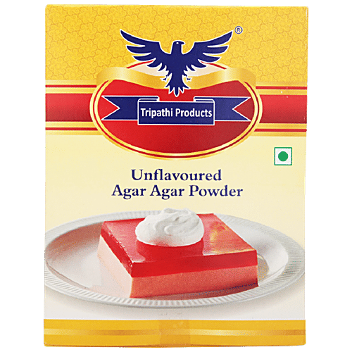 Buy Tripathi Products Unflavoured Agar Agar Powder Used As A