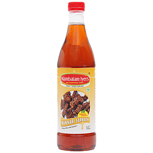 Mambalam Iyers Nannari Sarbath, 700 ml Bottle