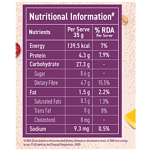Buy Bagrrys The Mighty Muesli Bar Fruits, Nuts & Seeds, Wholesome