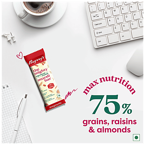 Buy Bagrrys The Mighty Muesli Bars Signature Crunch, Wholesome