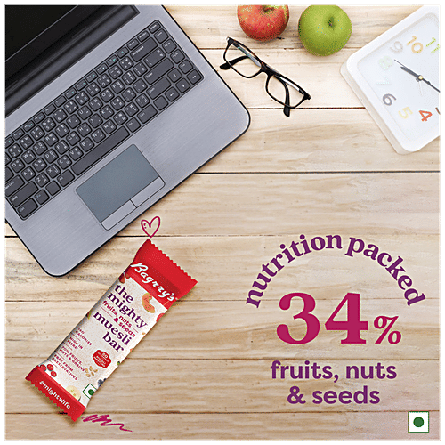 Buy Bagrrys The Mighty Muesli Bars Fruits, Nuts & Seeds, Wholesome