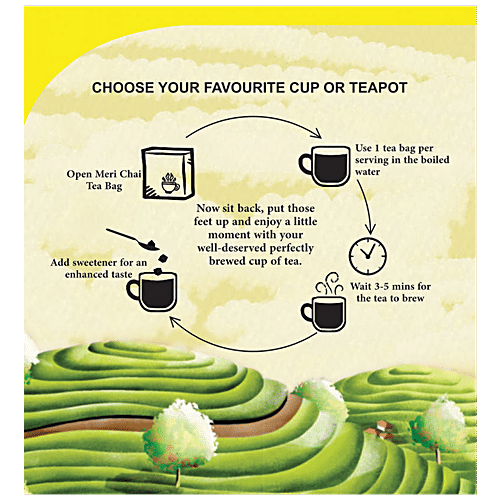 Buy Meri Chai Lemon Black Tea - Ideal for Summer & Winter Online at ...