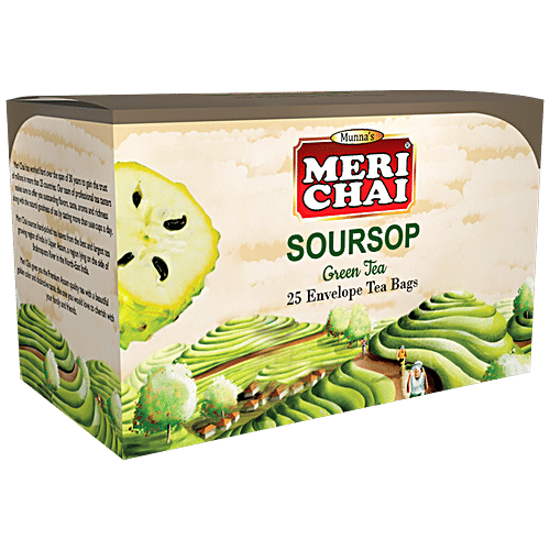 Buy Meri Chai Soursop Green Tea Remedy For Blood Pressure, Fever