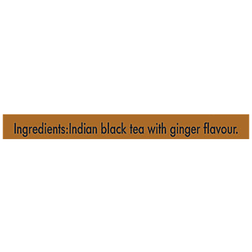 Meri Chai Ginger Black Tea - Rich In Antioxidants, 50 g (25 Envelope Bags x 2 g each)