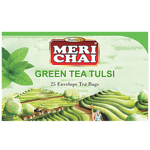 Buy Meri Chai Green Tea Tulsi Tea With Holy Basil, Rich In