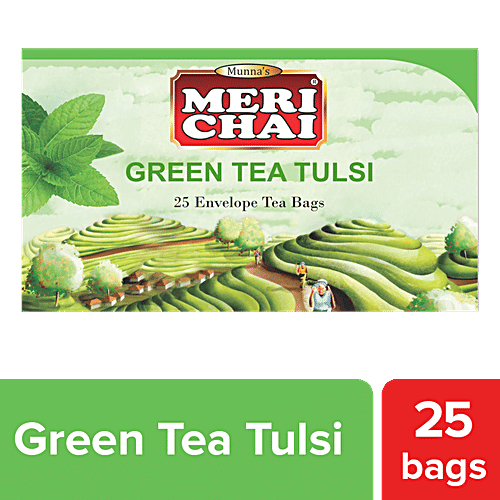 Buy Meri Chai Green Tea Tulsi Tea With Holy Basil, Rich In
