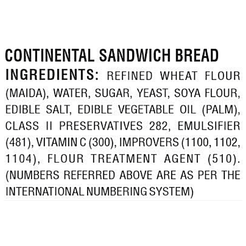 Buy Aabad Continental Sandwich Bread Healthiest Breakfast, For