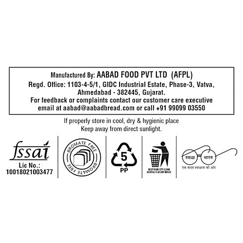 Aabad Continental Sandwich Bread, 400 g  