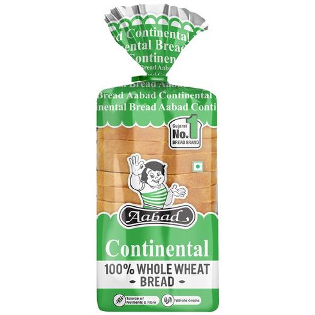 Buy Aabad Continental 100 Whole Wheat Bread Healthiest Breakfast