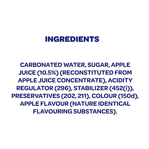 Fanta Apple Delite - Natural Juice, Tempting Taste, Tingling Bubbles, 250 ml  