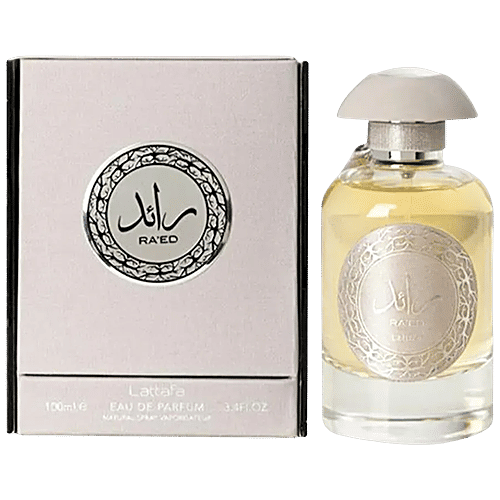Lattafa Raeed Silver Eau De Parfum - Imported, Long Lasting, Perfumed Body Spray, For Men & Women, 100 ml  