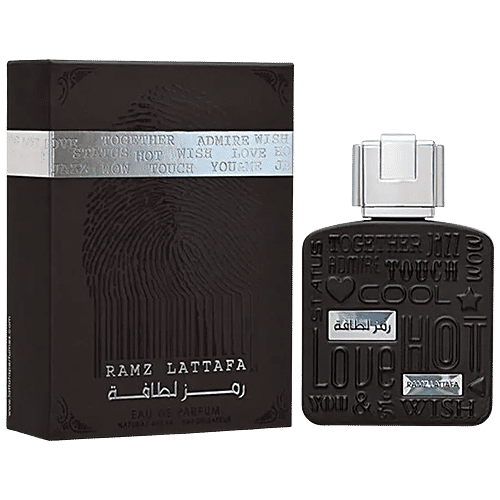 Lattafa Ramz Silver Eau De Parfum - Imported, Long Lasting, Perfumed Body Spray, For Men & Women, 30 ml  