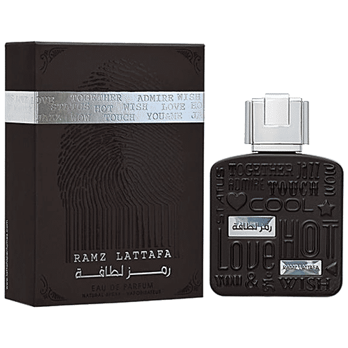 Lattafa Ramz Silver Eau De Parfum - Imported, Long Lasting, Perfumed Body Spray, For Men & Women, 30 ml  