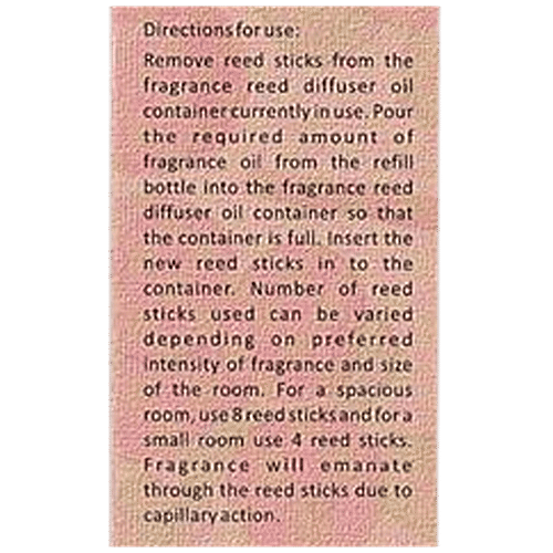 Iris Apple Cinnamon Reed Diffuser Refill Set - 100 ml diffuser oil, 16 Rattan reeds, 2 pcs  