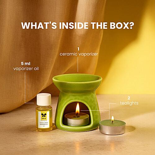 Iris Lemon Grass Vaporizer Set, 3 pcs  