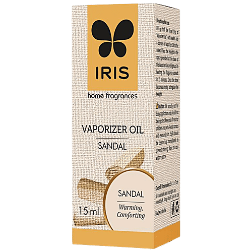 Iris Vaporizer Oil - Sandal Fragrance, 15 ml
