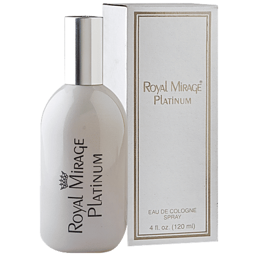 Buy Royal Mirage Platinum Eau De Cologne Spray Provides LongLasting