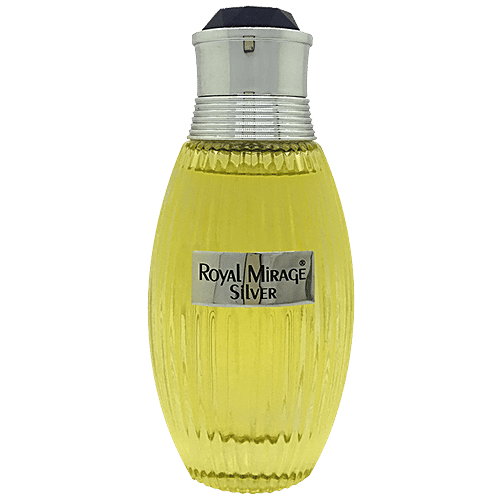 Royal Mirage Silver Crystalline Collection Eau De Perfume Spray - Provides Long-Lasting Fragrance, Imported, 90 ml  