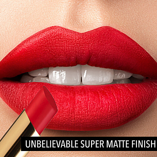 Blue Heaven Hyperstay Super Matte Lipstick - Non-transferable Formula, Long Lasting Stay, 2.2 g Tomato Red, 704