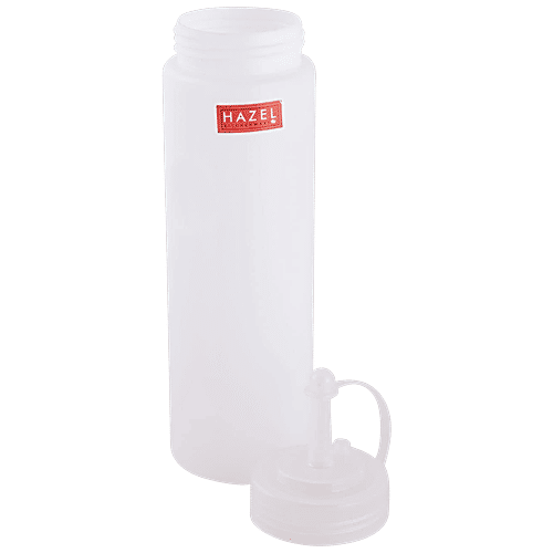 Hazel Squeeze Bottle/Sauce Dispenser With Cap - Easy To Use, Leakproof, 760 ml  