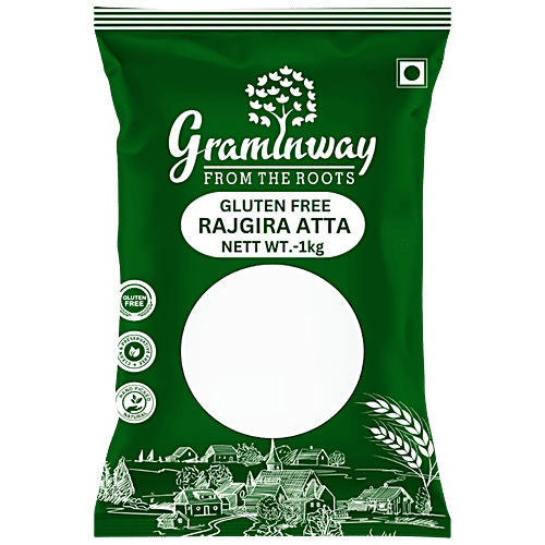 Graminway Rajgira Atta / Amaranth Flour - Gluten Free , High Protein, For A Healthy Lifestyle, 1 kg  Gluten Free
 High Protein
 For A Healthy Lifestyle