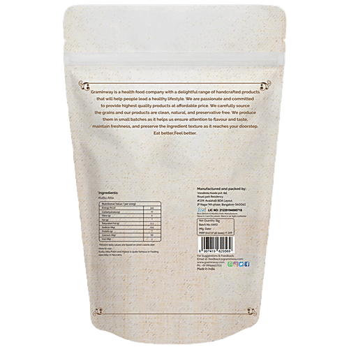 Graminway Kuttu Atta / Buckwheat Flour - Healthy Alternative To Wheat Flour, For Chapatis, Parantha, Puri, 1 kg  Healthy Alternative
 Gluten-Free
