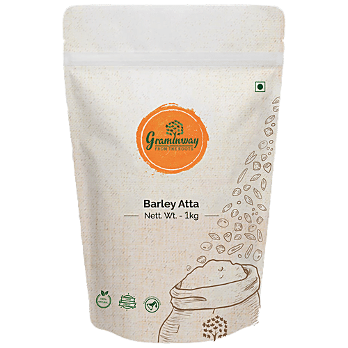 Graminway Barley Atta - Healthy Alternative To Wheat Flour, Helps In Diabetes Management, 1 kg  Rich in Nutrients
 Rich in fibre
 Helps in Diabetes Management