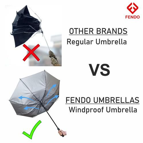 Fendo Golf Umbrella - Auto Open, 73 cm, F1 Design, 1 pc  