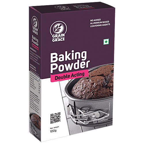 Buy Grain N Grace Baking Powder Double Acting, No Added Aluminium