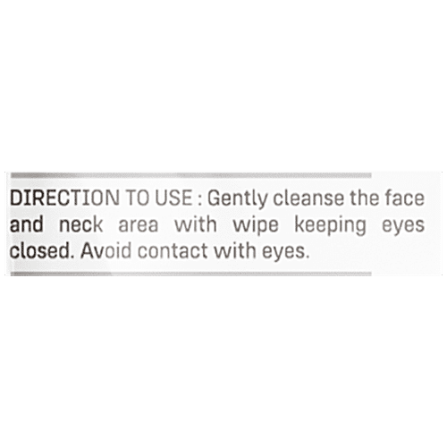 NESTA Mint & Aloe Vera Refreshing Facial Wipes - Soothing & Gentle, 10 pcs  