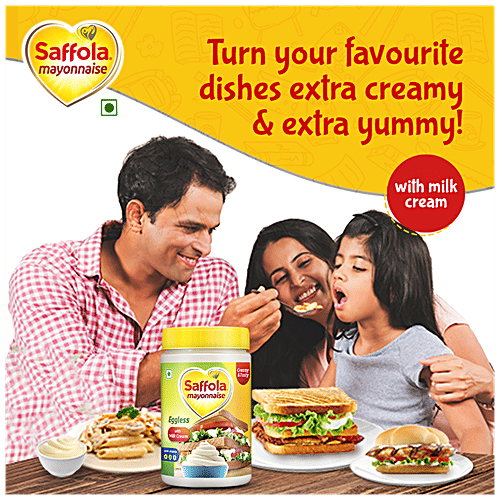 Buy Saffola Mayonnaise Eggless Extra Creamy & Tasty, Smooth & Thick