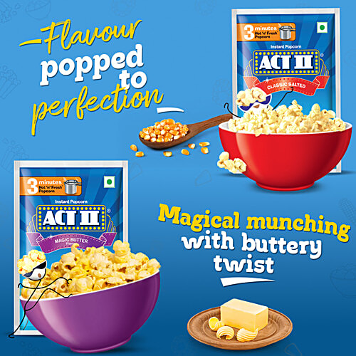 ACT II Magic Butter Instant Popcorn, 35 g  