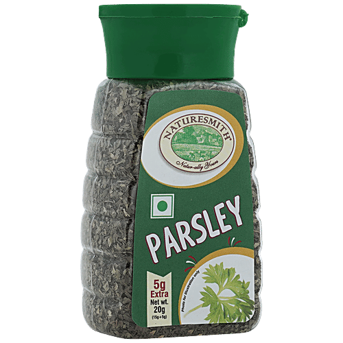 Naturesmith Parsley Seasoning - Use With Pizza, Bread, Salad, No Preservatives & Colours, 15 g Sprinkle Bottle 