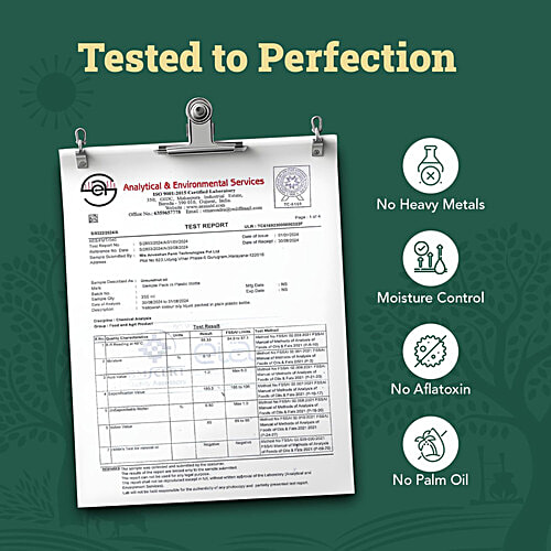 Anveshan Wood Cold Pressed Groundnut/Peanut Cooking Oil, 5 L  