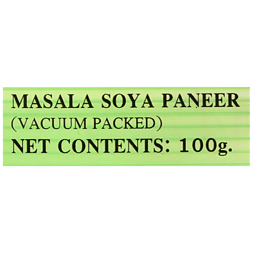 Diet Tofu Masala Soya Paneer - Vegan, Rich In Protein, Calcium & Fibre, Gluten Free, 100 g Pouch