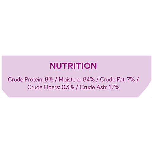 Whiskas Wet Cat Food - Adult Cats ,1+Years, Chicken in Gravy Flavour, Balanced Nutrition, 4 kg (48 packs x 85 g each) Healthy and Tasty
Complete and Balanced Nutrition
Wet Cat Food