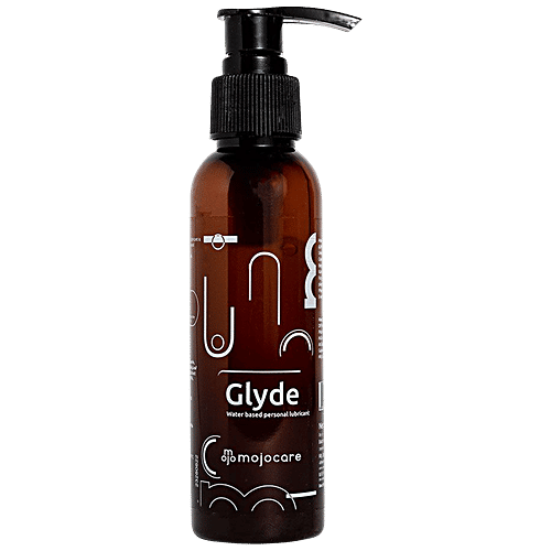 Mojocare Glyde Water-Based Lubricant Gel - No Side Effects, 100 ml  For Men & Women, Non-Allergic, For Enhanced Pleasure, Natural Ingredients, Non-Sticky, No Stains, Irritation-Free