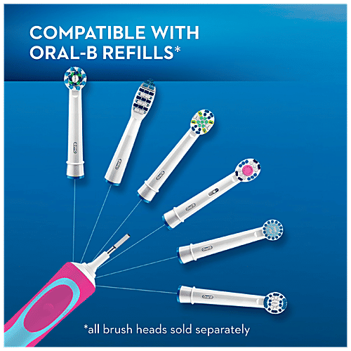 Oral B Kids Electric Rechargeable Toothbrush - Featuring Frozen Characters, 1 pc  