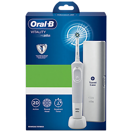 Buy OralB Vitality Criss Cross Electric Rechargeable Toothbrush With