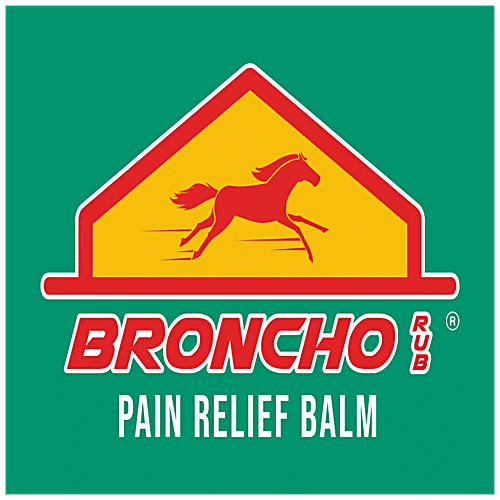 Broncho Rub Pain Relief Balm - Cool Relief, Fast Absorption, Power Action, 50 ml  